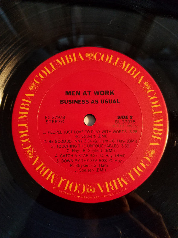 Men At Work : Business As Usual (LP, Album, Ter)