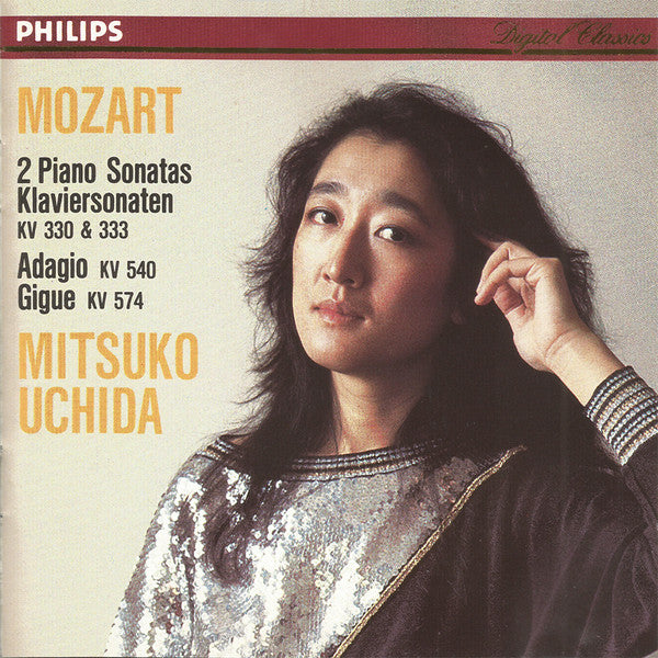 Mozart*, Mitsuko Uchida : 2 Piano Sonatas = Klaviersonaten KV 330 & 333 • Adagio KV 540 • Gigue KV 574 (CD, Album)