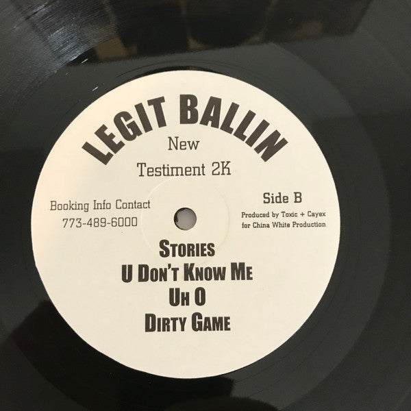 Twista : Legit Ballin: New Testiment 2K- Street Scriptures (2xLP, Album, Promo)