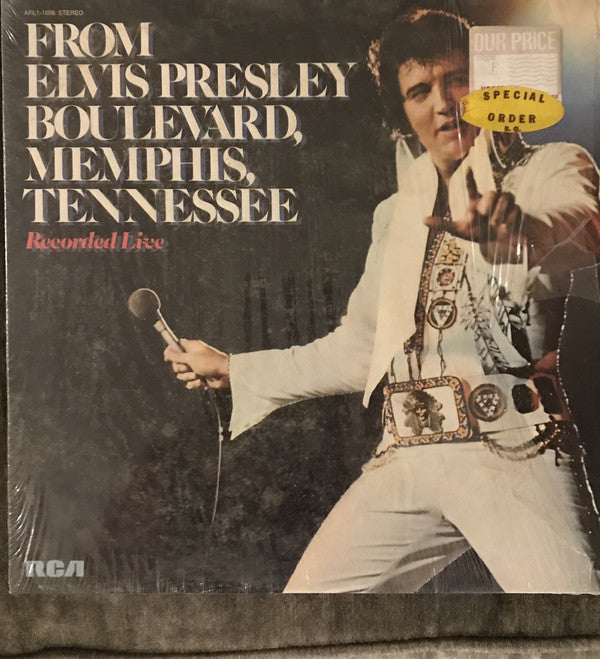 Elvis Presley : From Elvis Presley Boulevard, Memphis, Tennessee (LP, Album, RE, Bla)