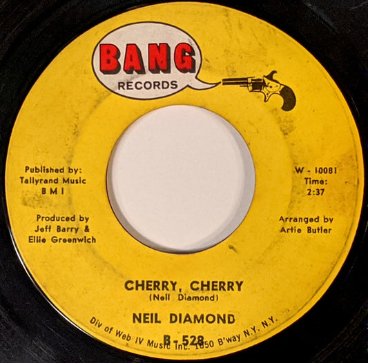 Neil Diamond : Cherry, Cherry (7", Single)