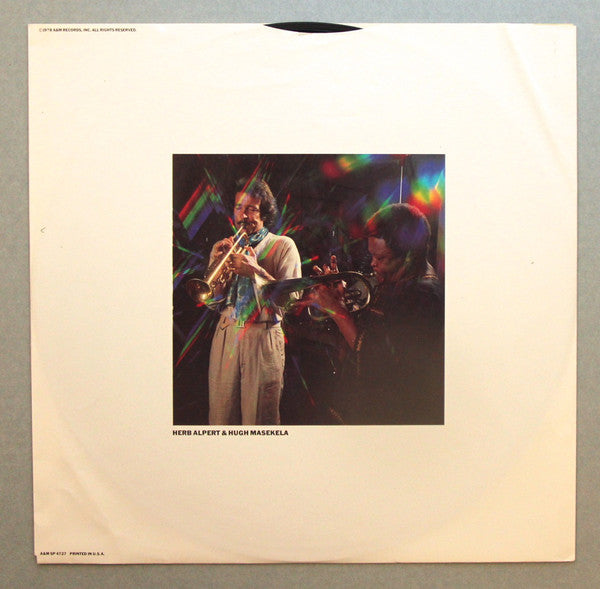 Herb Alpert & Hugh Masekela : Main Event Live (LP, Album, Ter)
