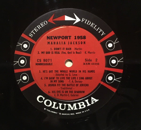 Mahalia Jackson : Newport 1958  (LP, Album)