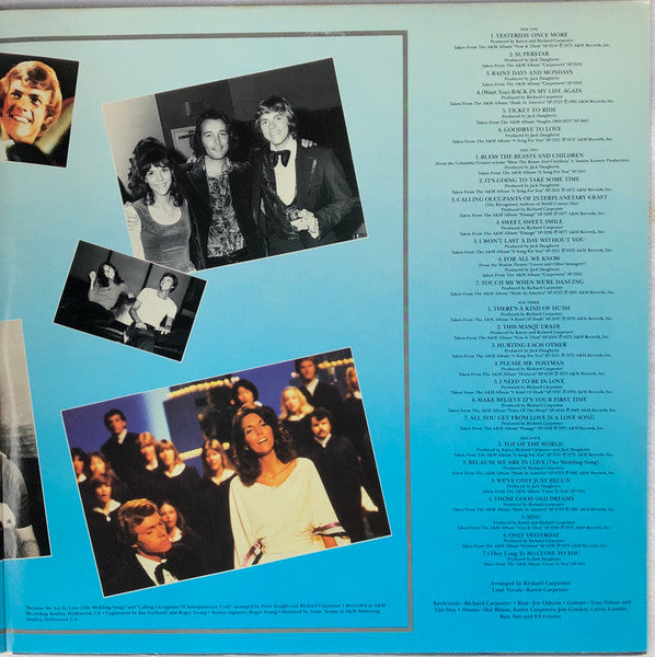 Carpenters : Yesterday Once More (2xLP, Comp, Ele)