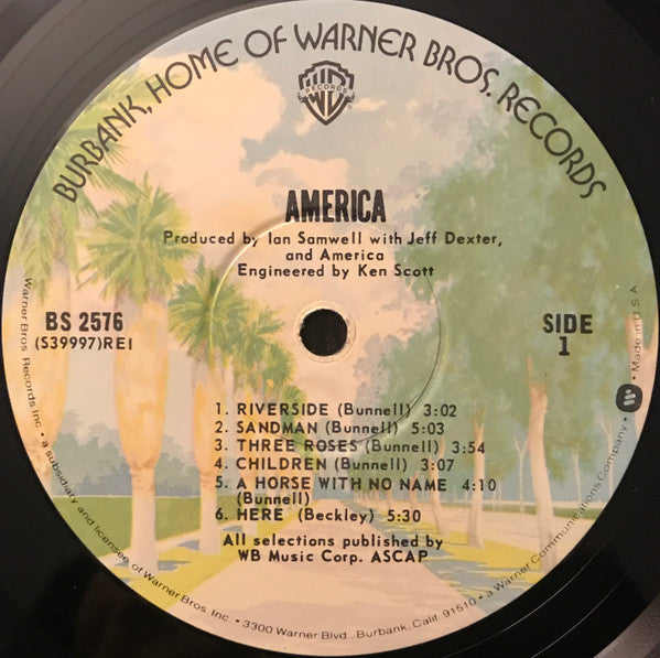 America (2) : America (LP, Album, RE, Win)