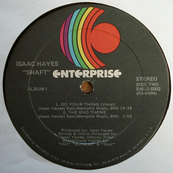 Isaac Hayes : Shaft - Music From The Soundtrack (2xLP, Album, Son)