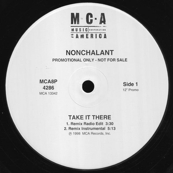 Nonchalant Featuring The Roots And Rampage (2) : Take It There (Remixes) (12", Promo)
