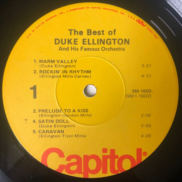Duke Ellington : The Best Of Duke Ellington And His Famous Orchestra (LP, Comp, Mono, RE)