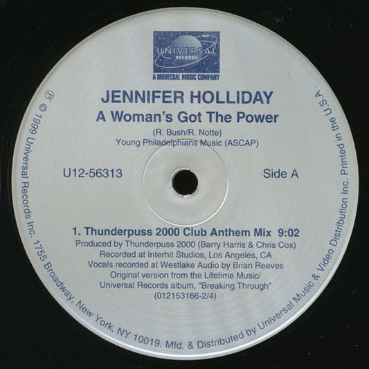 Jennifer Holliday : A Woman's Got The Power (12")