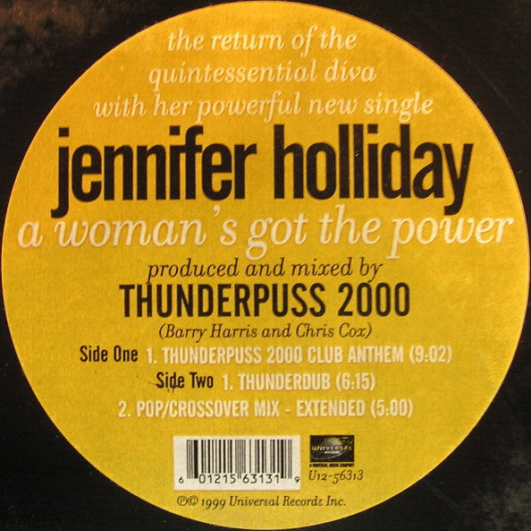 Jennifer Holliday : A Woman's Got The Power (12")