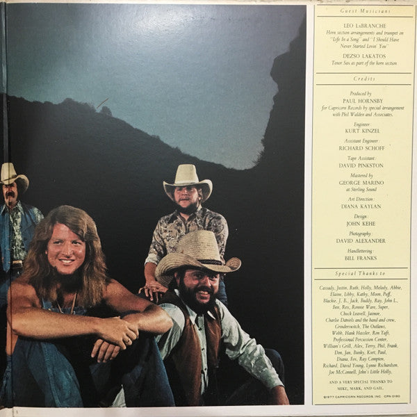 The Marshall Tucker Band : Carolina Dreams (LP, Album, Club, CRC)