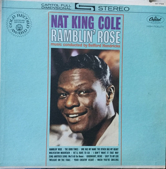 Nat King Cole : Ramblin' Rose (LP, Album, RE, Red)