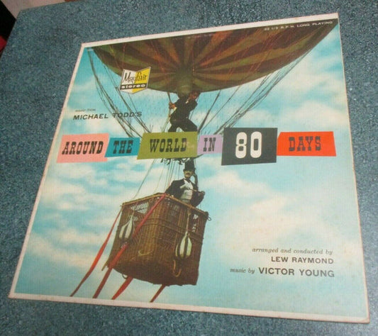 Lew Raymond* : Music From Michael Todd's Around The World In 80 Days (LP, Album, RE, Yel)
