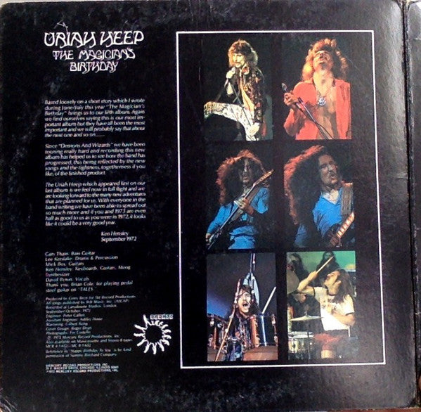 Uriah Heep : The Magician's Birthday (LP, Album, RE, Phi)