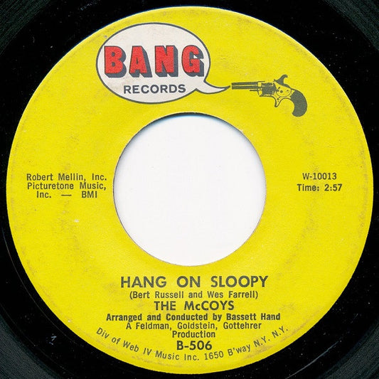 The McCoys : Hang On Sloopy / I Can't Explain It (7", Single, Pre)