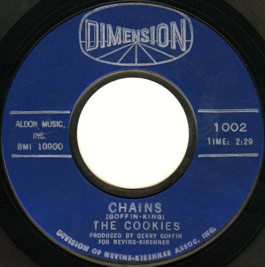 The Cookies : Chains / Stranger In My Arms (7", Styrene, Bes)