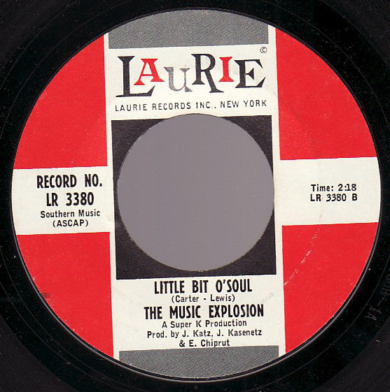 The Music Explosion : I See The Light / Little Bit O'Soul (7", Single, Styrene, Ter)