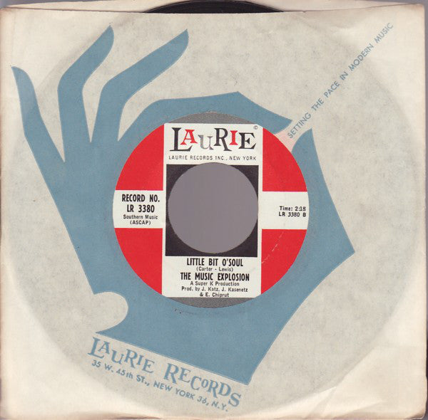 The Music Explosion : I See The Light / Little Bit O'Soul (7", Single, Styrene, Ter)