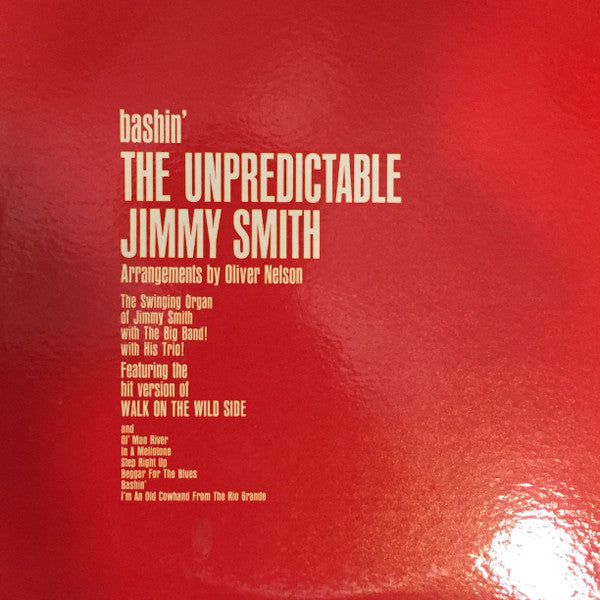 Jimmy Smith : Bashin' - The Unpredictable Jimmy Smith (LP, Album, Lam)