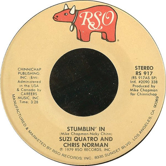 Suzi Quatro & Chris Norman : Stumblin' In (7", Single, Spe)