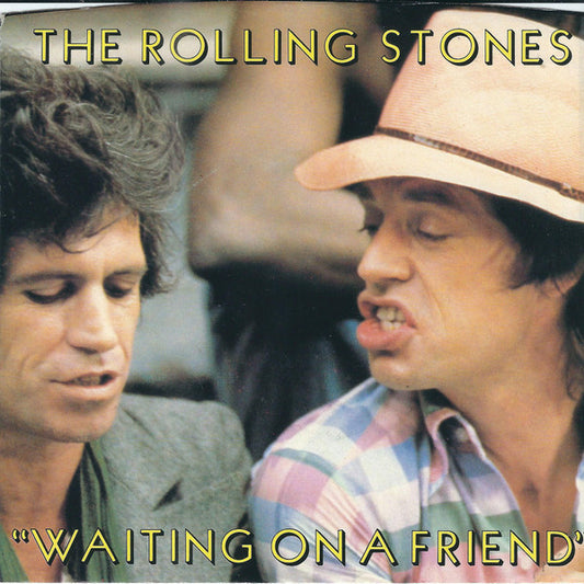 The Rolling Stones : Waiting On A Friend (7", Single, Lud)