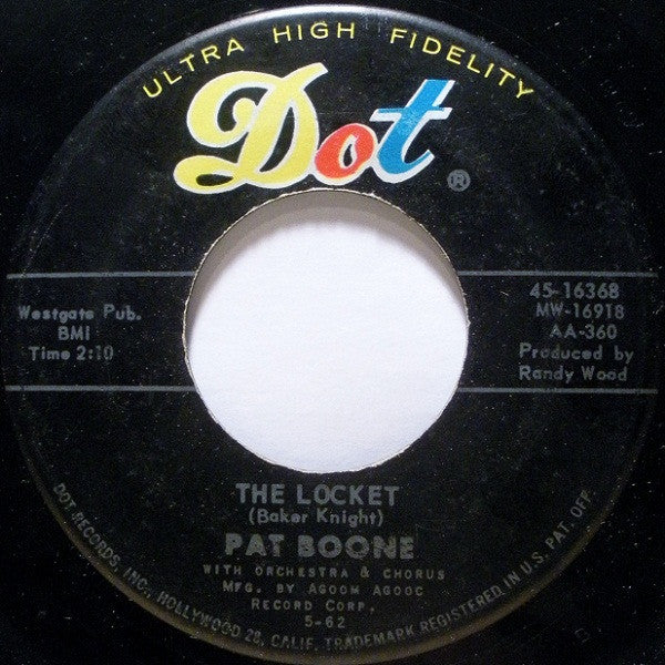 Pat Boone : Speedy Gonzales (7", Single)