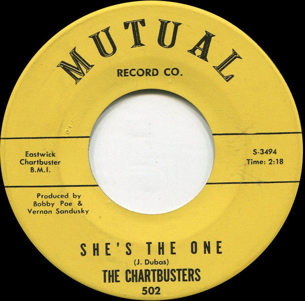 The Chartbusters (2) : She's The One (7", Single)