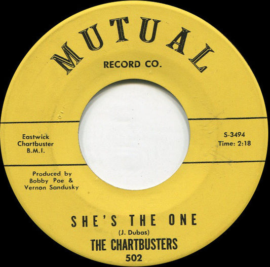The Chartbusters (2) : She's The One (7", Single)