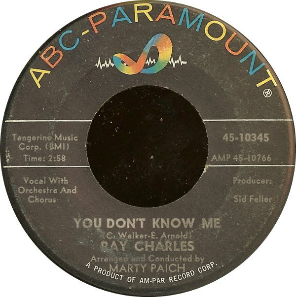 Ray Charles : You Don't Know Me / Careless Love (7", Single)