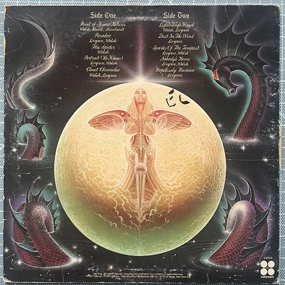 Kansas (2) : Point Of Know Return (LP, Album, Gol)