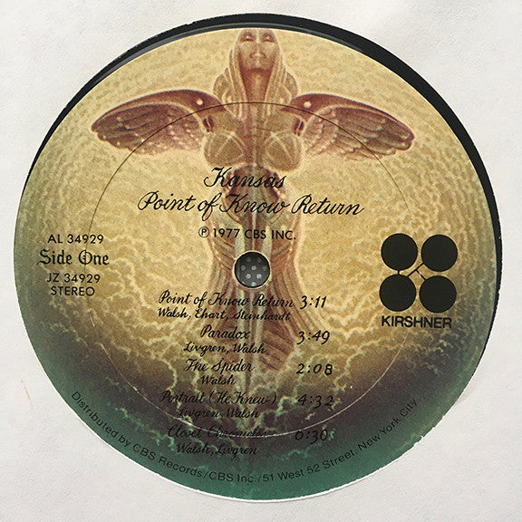 Kansas (2) : Point Of Know Return (LP, Album, Gol)