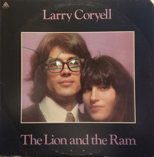 Larry Coryell : The Lion And The Ram (LP, Album, Promo, Wad)