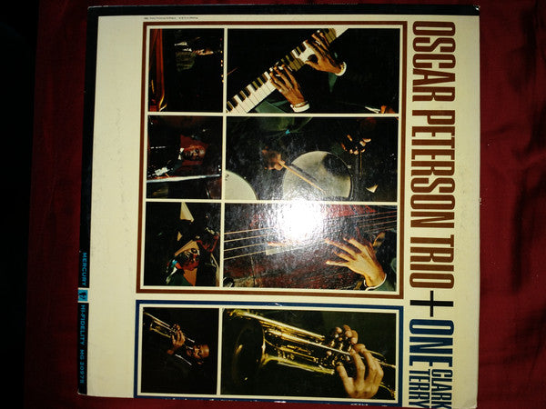 Oscar Peterson Trio* + Clark Terry : Oscar Peterson Trio + One  (LP, Album, Mono, Promo)