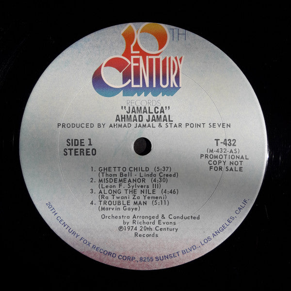 Ahmad Jamal : Jamalca (LP, Album, Promo)