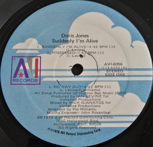 Doris Jones : Suddenly I'm Alive (LP, Album)