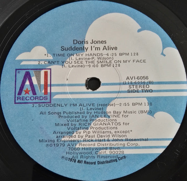 Doris Jones : Suddenly I'm Alive (LP, Album)