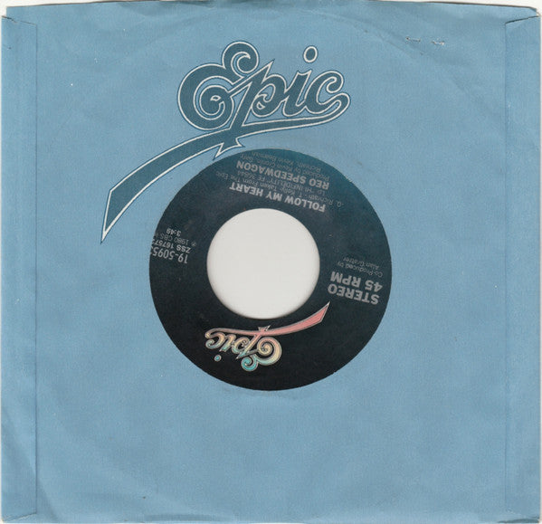 REO Speedwagon : Keep On Loving You (7", Single, Styrene, Pit)