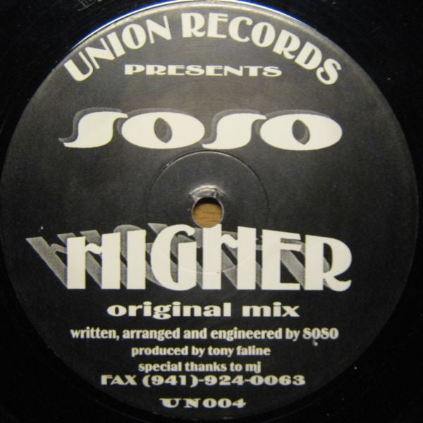 SoSo (4) : Higher (12")