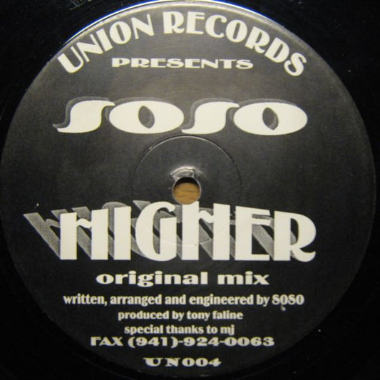SoSo (4) : Higher (12")