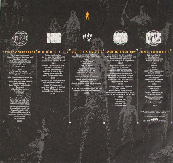 Thompson Twins : Close To The Bone (LP, Album, Ind)
