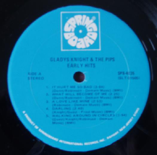 Gladys Knight And The Pips : Early Hits (LP, Comp)
