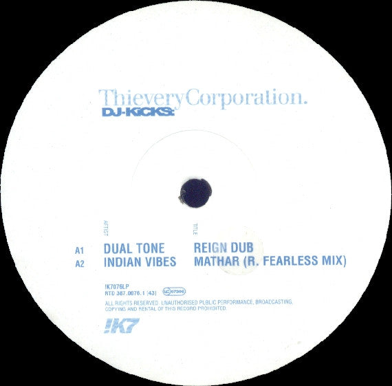 ThieveryCorporation.* : DJ-Kicks: (3xLP, Comp)