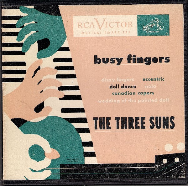 The Three Suns : Busy Fingers (3x7", Comp + Box)