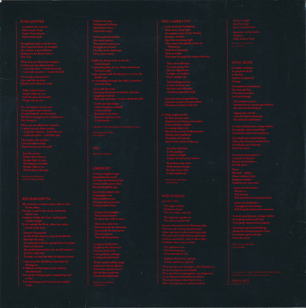 Rush : Moving Pictures (LP, Album, Kee)