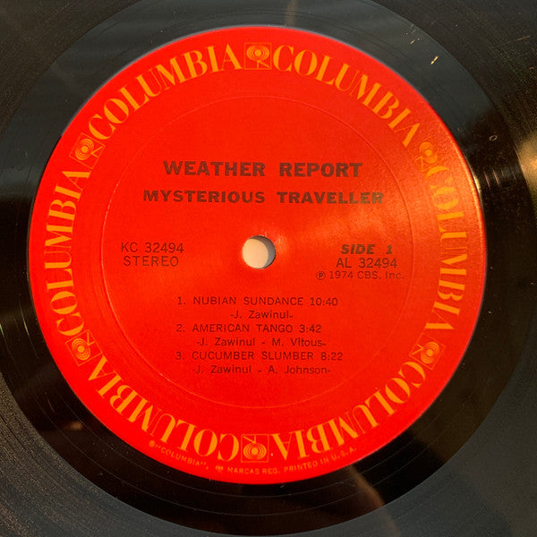 Weather Report : Mysterious Traveller (LP, Album, Jac)
