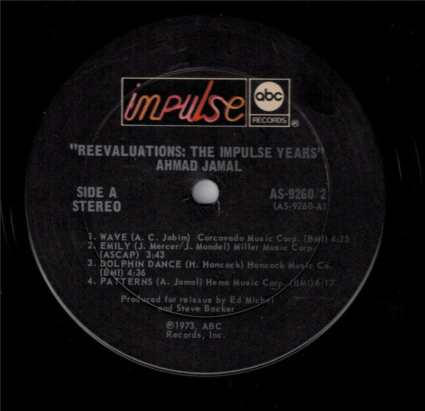 Ahmad Jamal : Reevaluations: The Impulse Years (2xLP, Album, Comp, RE, RM, Ter)