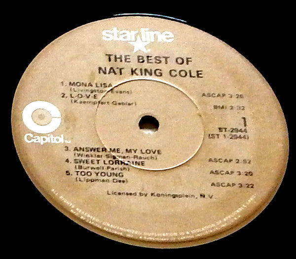 Nat King Cole : The Best Of Nat King Cole (LP, Comp, Los)