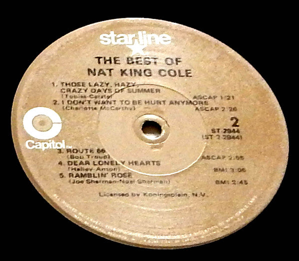 Nat King Cole : The Best Of Nat King Cole (LP, Comp, Los)