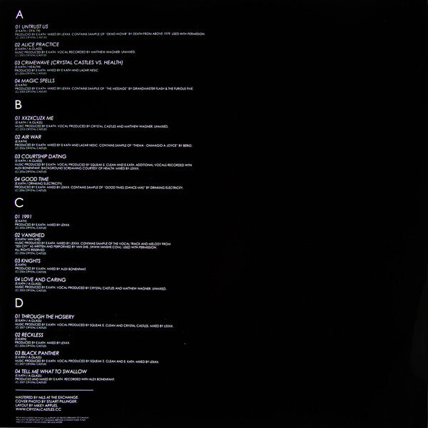 Crystal Castles : Crystal Castles (2xLP, Album)