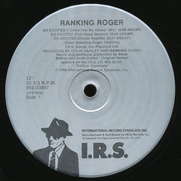 Ranking Roger : So Excited (12")